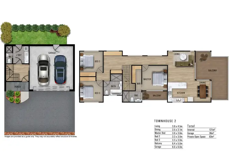 Floorplan of Homely townhouse listing, 2/26 Russell Street, East Gosford NSW 2250