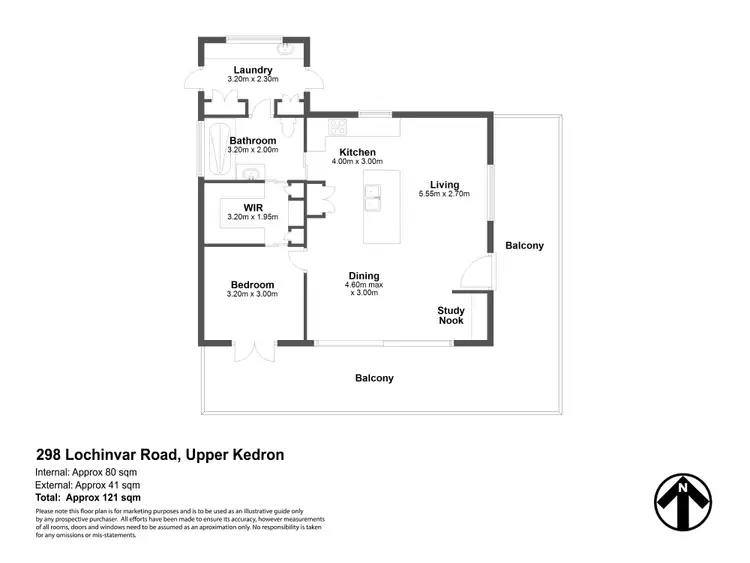 Floorplan of Homely house listing, 298 Lochinvar Road, Upper Kedron QLD 4055