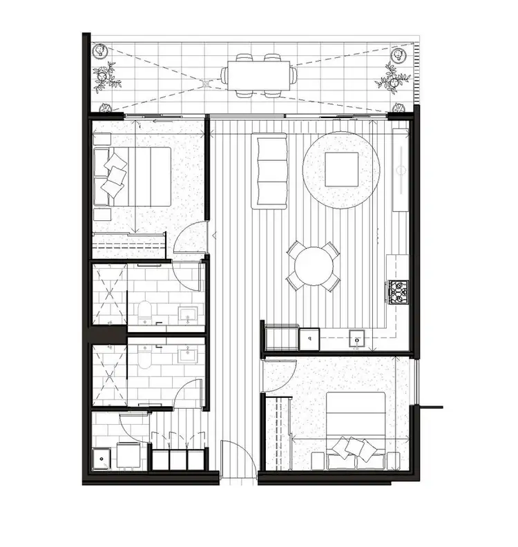 Floorplan of Homely apartment listing, 102/9 Muriel Matters Walk, Bowden SA 5007