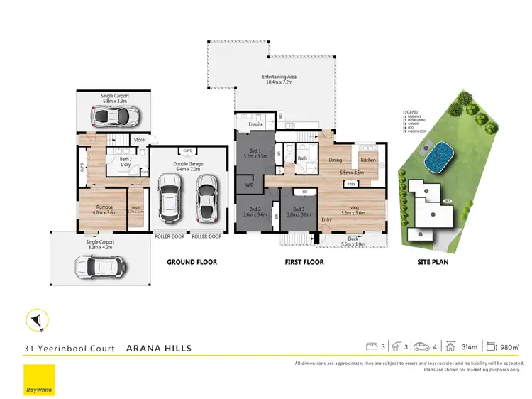 Floorplan of Homely house listing, 31 Yeerinbool Court, Arana Hills QLD 4054
