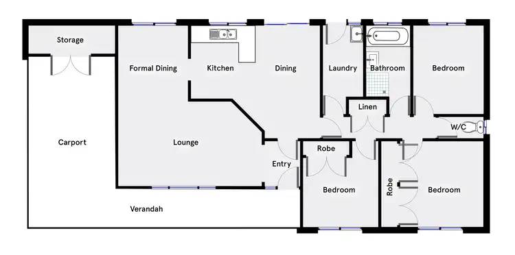 Floorplan of Homely townhouse listing, 22/12 Jondol Place, Isabella Plains ACT 2905