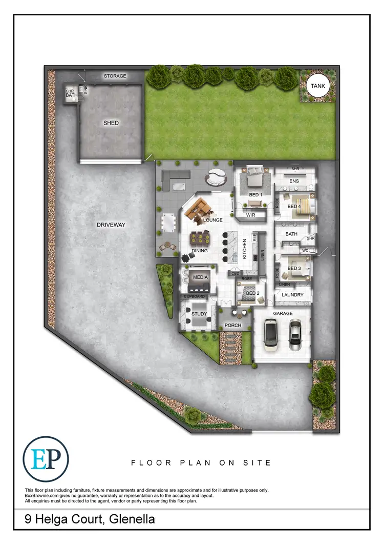 Floorplan of Homely house listing, 9 Helga Court, Glenella QLD 4740