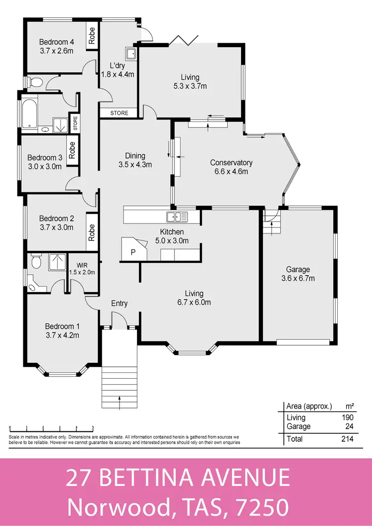 Floorplan of Homely house listing, 27 Bettina Avenue, Norwood TAS 7250