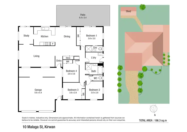 Floorplan of Homely house listing, 10 Malaga Street, Kirwan QLD 4817
