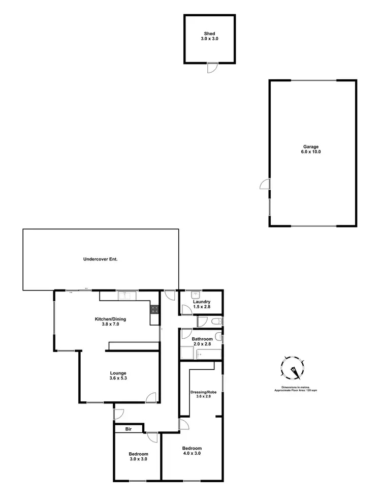 Floorplan of Homely house listing, 77 Hobhouse Street, Longford TAS 7301