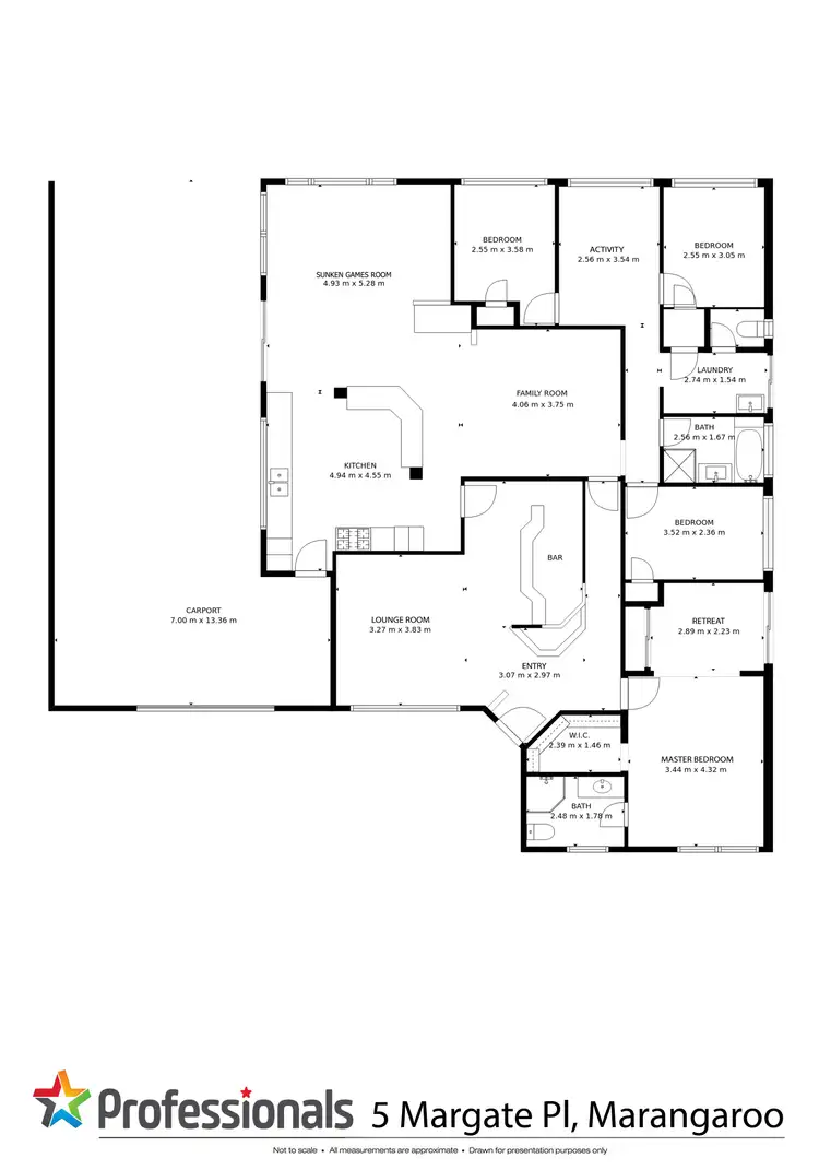 Floorplan of Homely house listing, 5 Margate Place, Marangaroo WA 6064