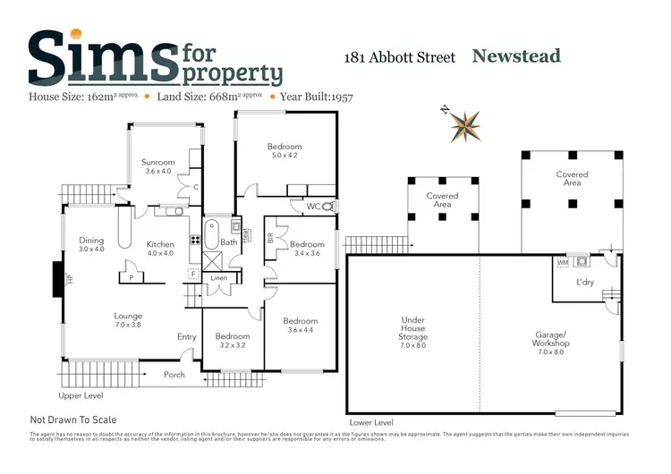 Floorplan of Homely house listing, 181 Abbott Street, Newstead TAS 7250