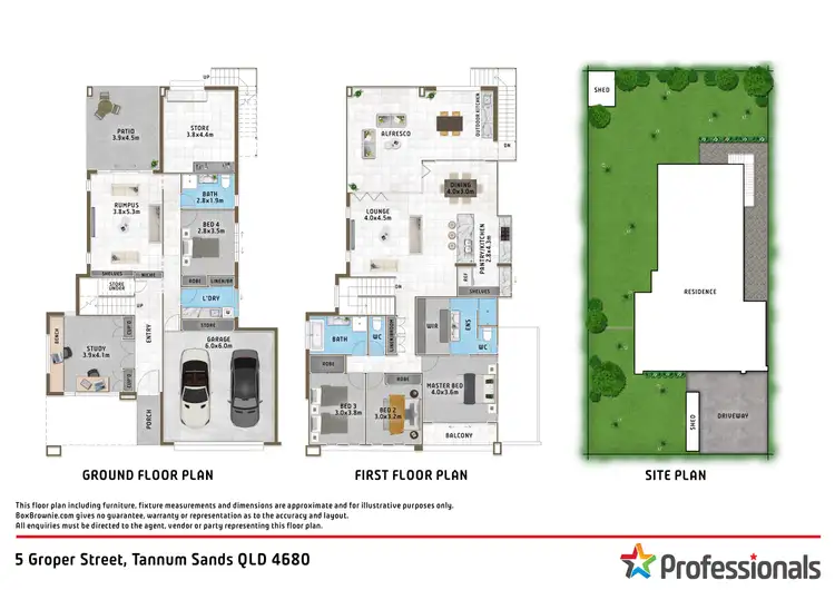 Floorplan of Homely house listing, 5 Groper Street, Tannum Sands QLD 4680