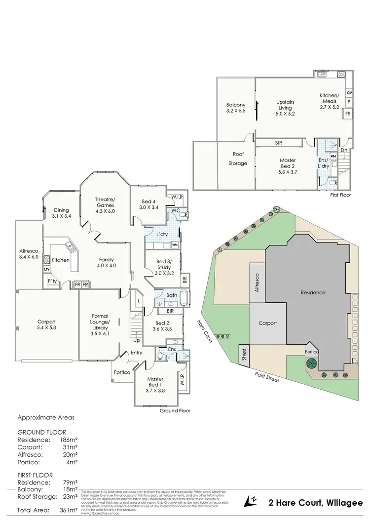 Floorplan of Homely house listing, 2 Hare Court, Willagee WA 6156