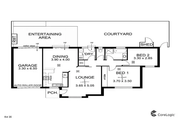 Floorplan of Homely house listing, 2/42 Kildonan Road, Warradale SA 5046