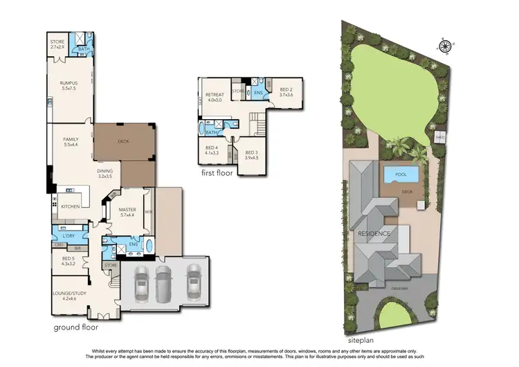Floorplan of Homely house listing, 7 Foxborough Glade, Narre Warren North VIC 3804