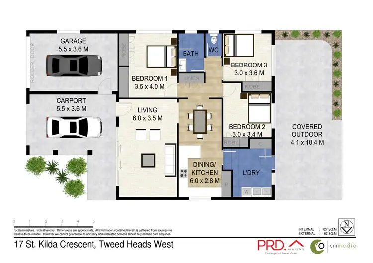 Floorplan of Homely house listing, 17 St Kilda Crescent, Tweed Heads West NSW 2485