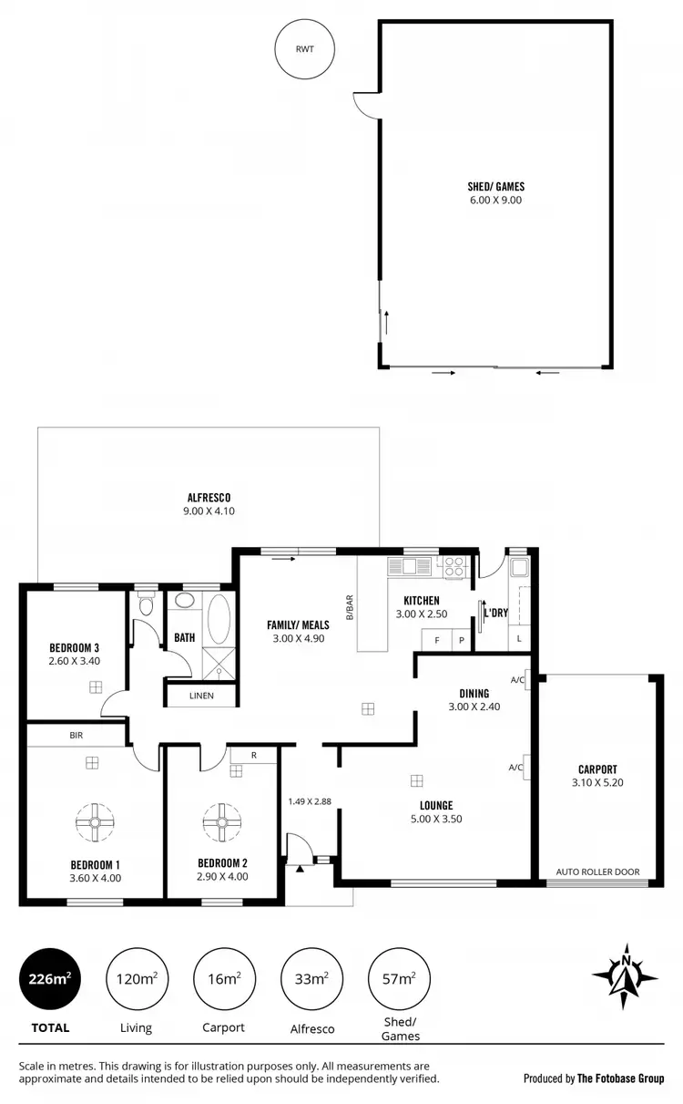 Floorplan of Homely house listing, 40 Hinkler Crescent, Modbury Heights SA 5092