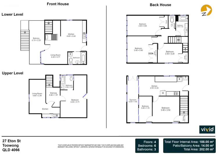 Floorplan of Homely house listing, 27 Eton Street, Toowong QLD 4066