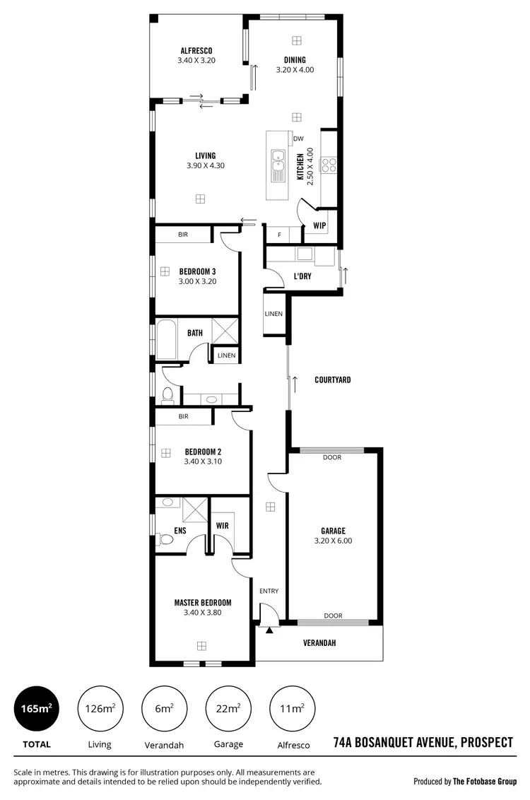 Floorplan of Homely house listing, 74A Bosanquet Avenue, Prospect SA 5082