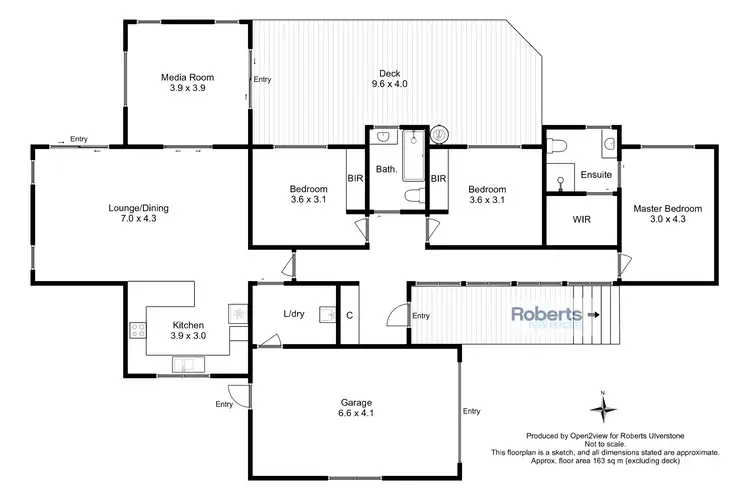 Floorplan of Homely house listing, 3 Holliview Way, Ulverstone TAS 7315