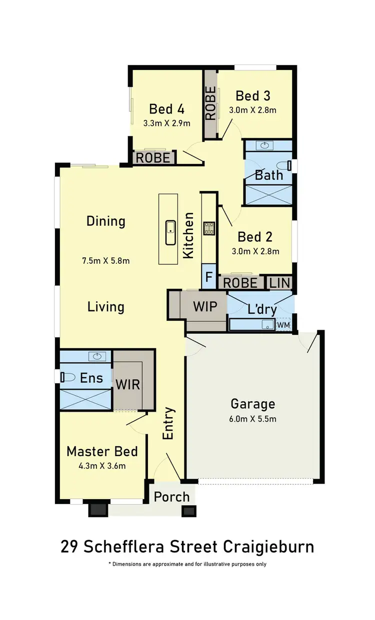 Floorplan of Homely house listing, 27 Scaevola Road, Craigieburn VIC 3064