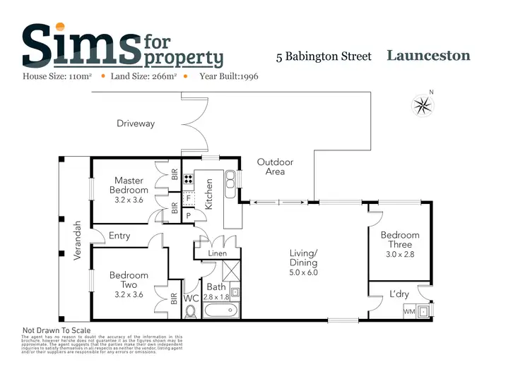 Floorplan of Homely house listing, 5 Babington Street, Launceston TAS 7250