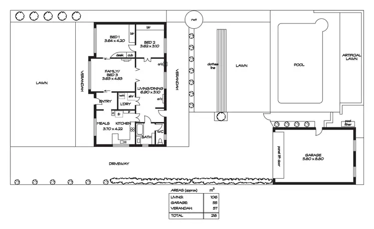 Floorplan of Homely house listing, 9 Lauder Avenue, Sefton Park SA 5083