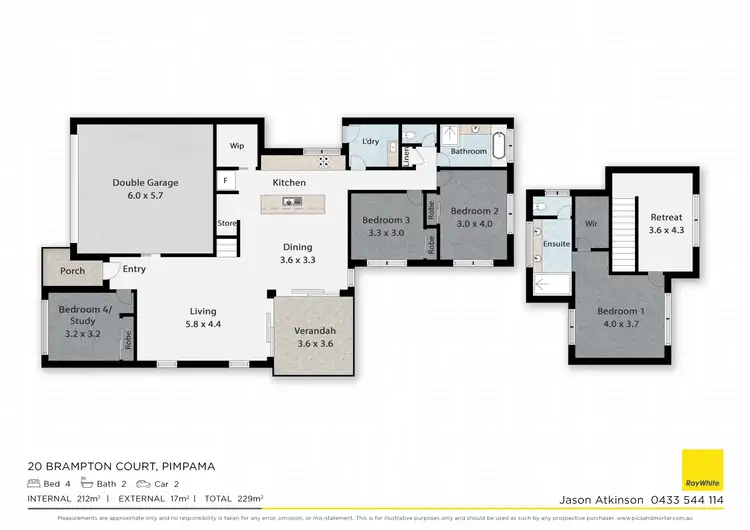 Floorplan of Homely house listing, 20 Brampton Court, Pimpama QLD 4209