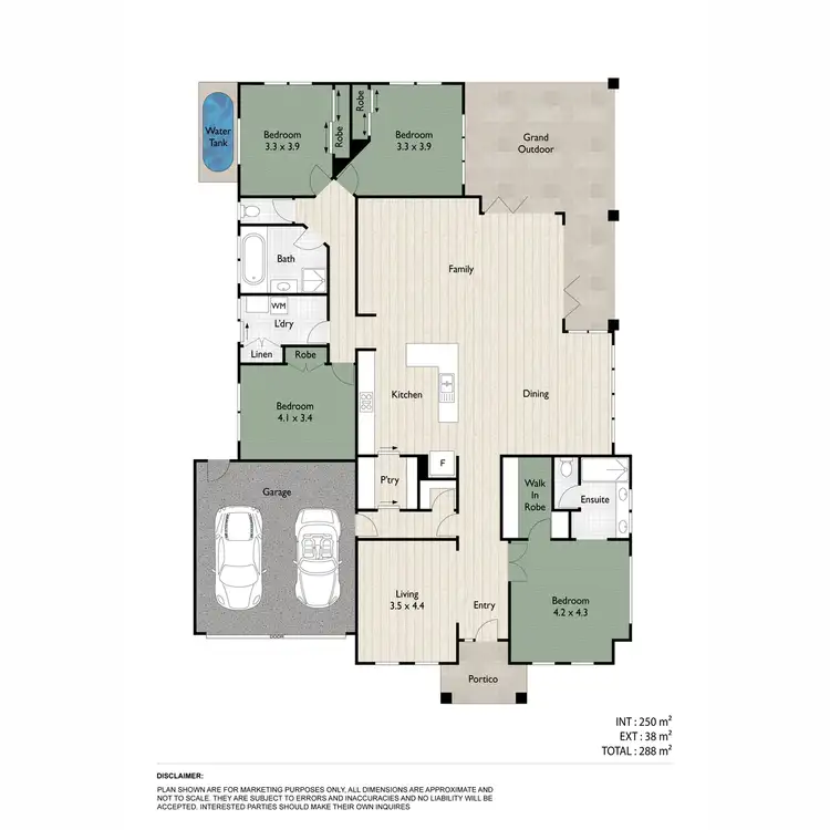 Floorplan of Homely house listing, 2 Satinay Parade, North Lakes QLD 4509