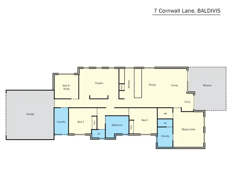Floorplan of Homely house listing, 7 Cornwall Lane, Baldivis WA 6171