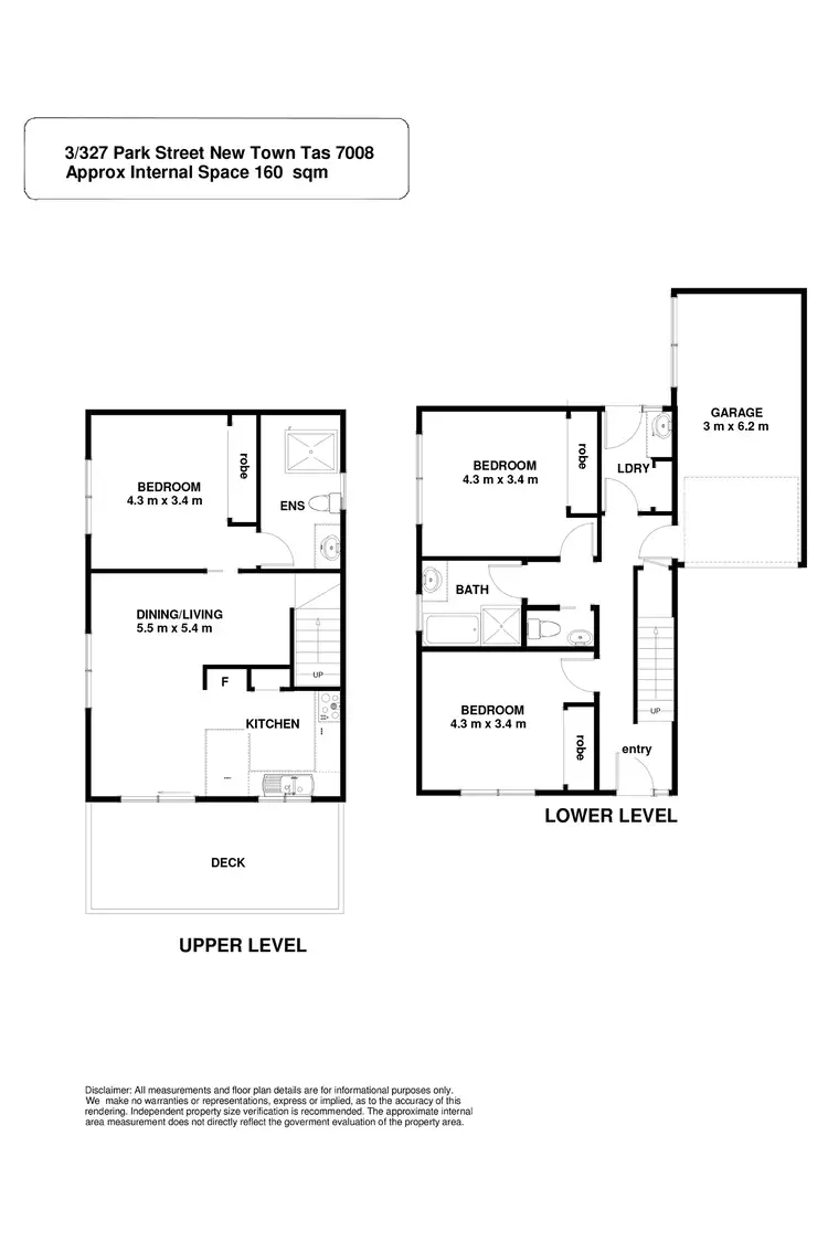 Floorplan of Homely house listing, 3/327 Park Street, New Town TAS 7008