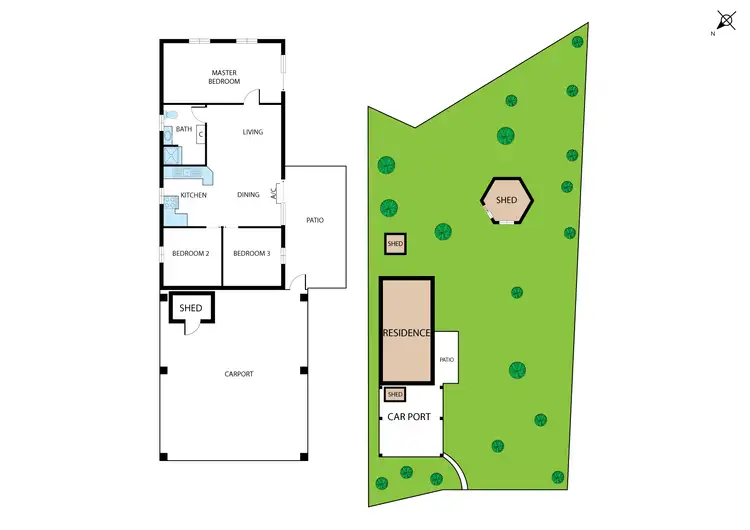 Floorplan of Homely house listing, 4 Howitson Drive, Balgal Beach QLD 4816