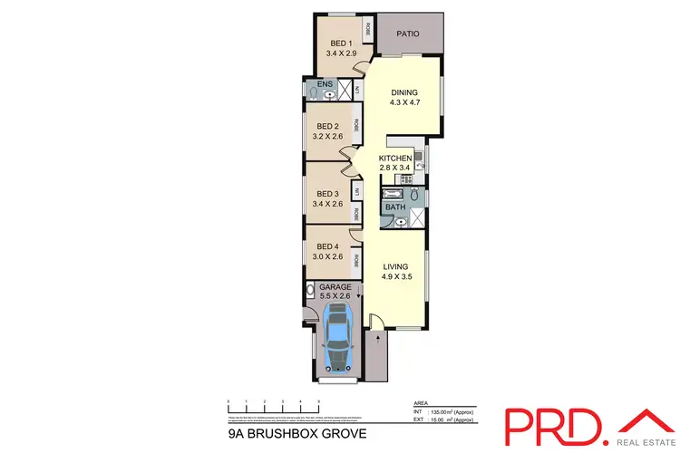 Floorplan of Homely house listing, 9a Brushbox Grove, Tamworth NSW 2340