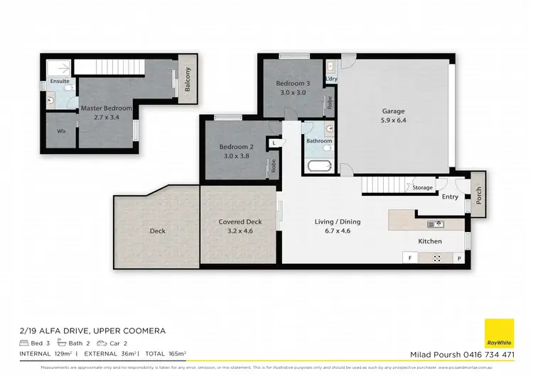 Floorplan of Homely house listing, 19 Alfa Drive, Upper Coomera QLD 4209