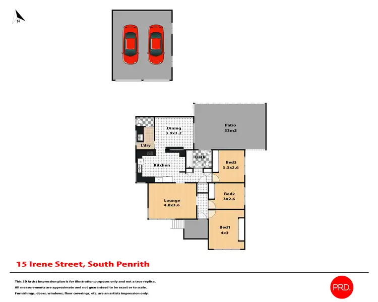 Floorplan of Homely house listing, 15 Irene Street, South Penrith NSW 2750