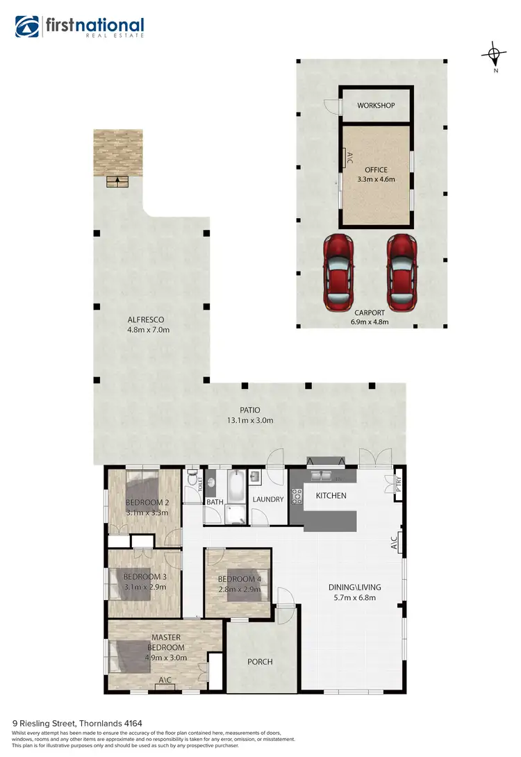 Floorplan of Homely house listing, 9 Riesling Street, Thornlands QLD 4164