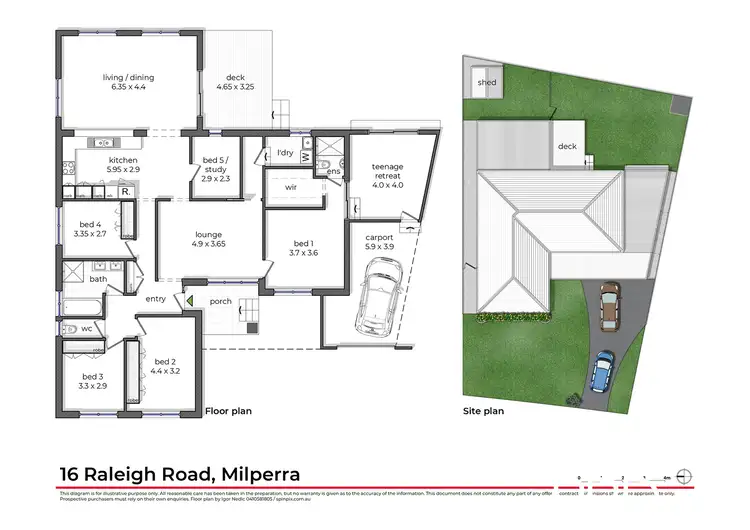 Floorplan of Homely house listing, 16 Raleigh Road, Milperra NSW 2214