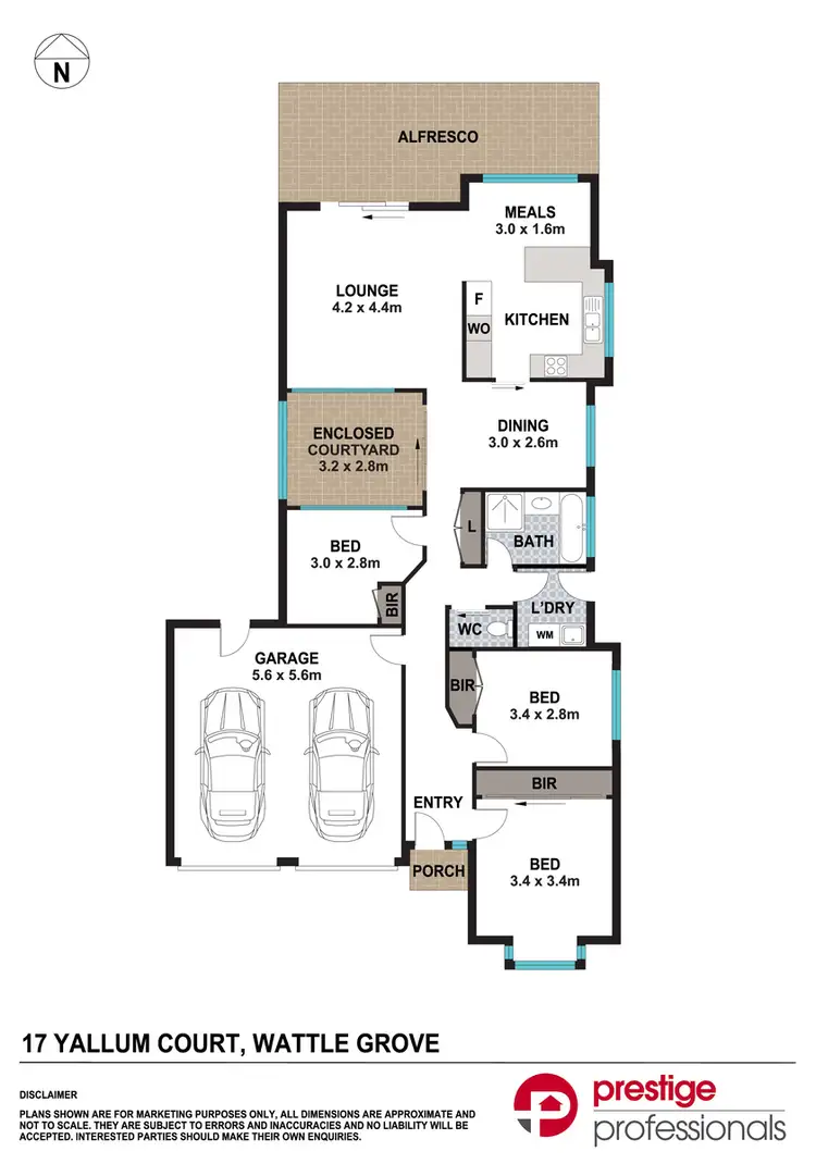 Floorplan of Homely house listing, 17 Yallum Court, Wattle Grove NSW 2173
