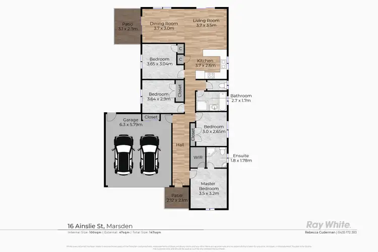 Floorplan of Homely house listing, 16 Ainslie Street, Marsden QLD 4132