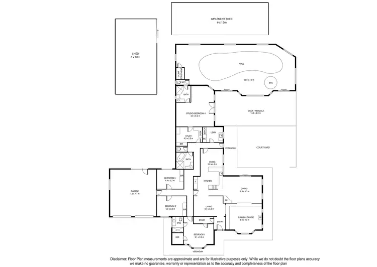 Floorplan of Homely house listing, 21542 Riddoch Highway, Moorak SA 5291