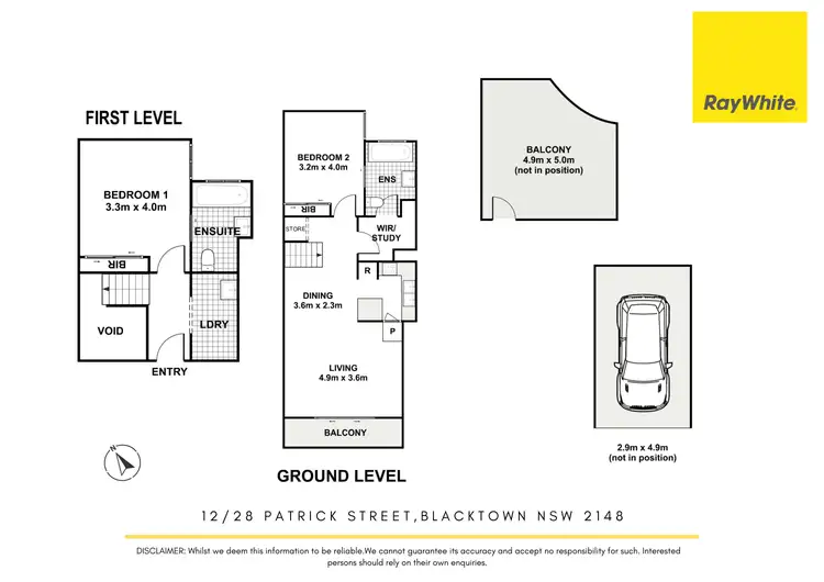 Floorplan of Homely apartment listing, 12/28 Patrick Street, Blacktown NSW 2148
