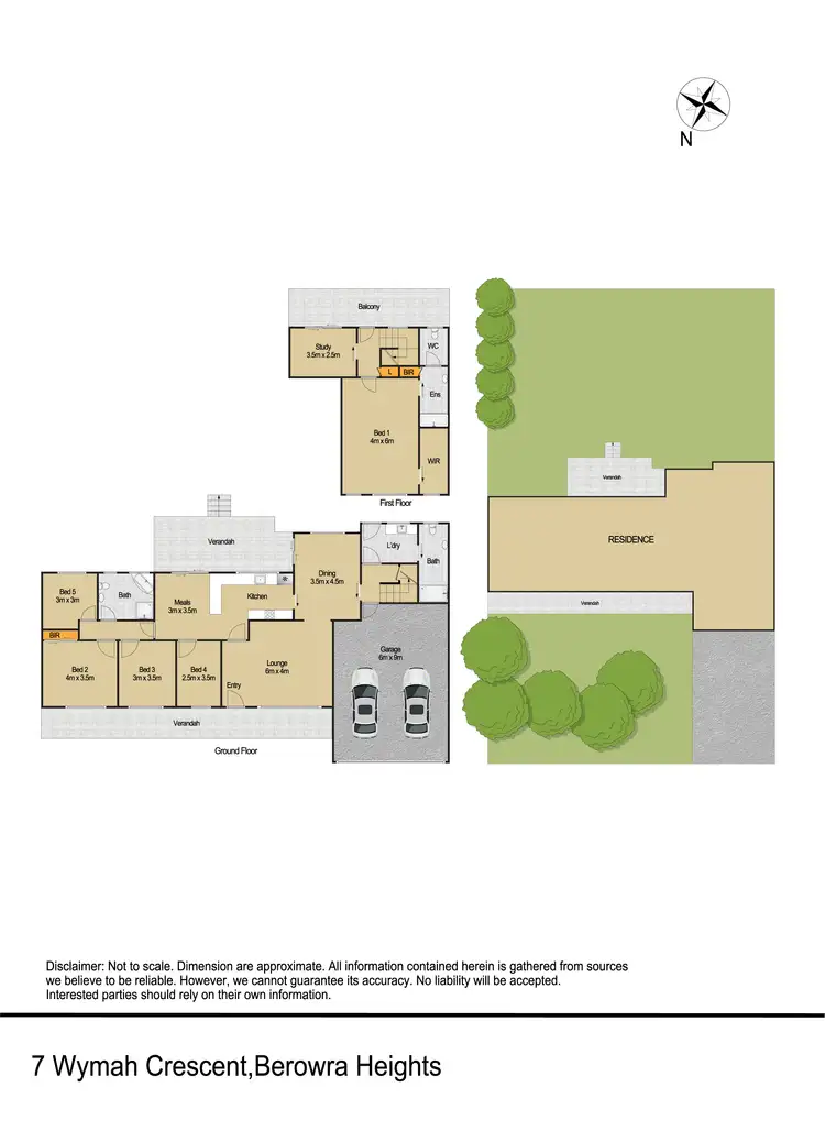 Floorplan of Homely house listing, 7 Wymah Crescent, Berowra Heights NSW 2082
