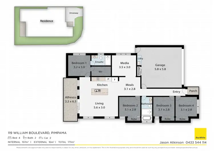 Floorplan of Homely house listing, 119 William Boulevard, Pimpama QLD 4209