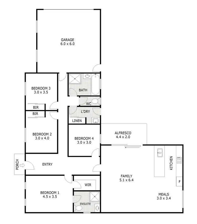 Floorplan of Homely house listing, 2 Old Calder Highway, Diggers Rest VIC 3427