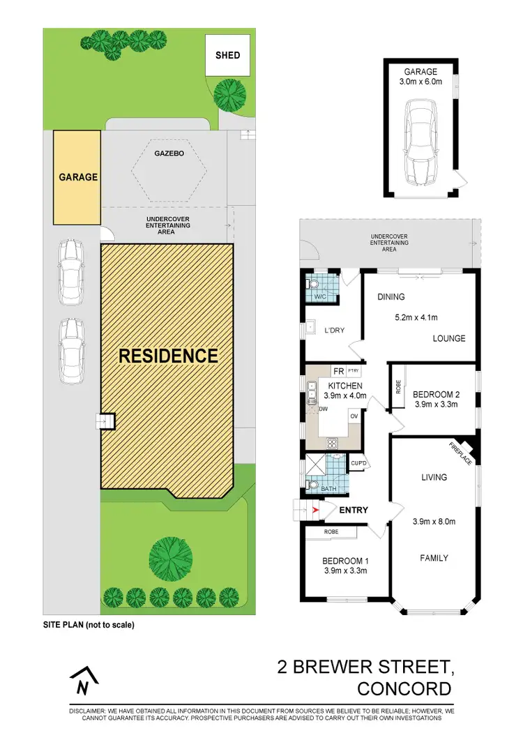 Floorplan of Homely house listing, 2 BREWER STREET, Concord NSW 2137