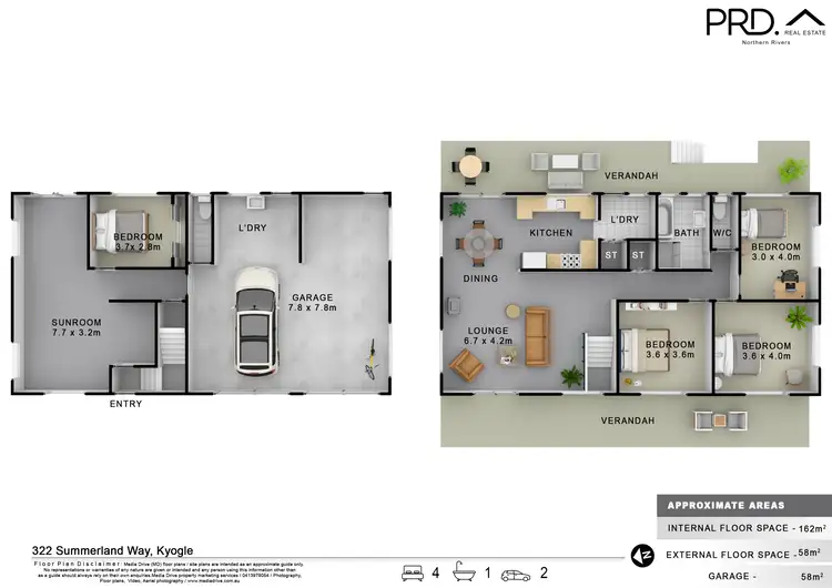 Floorplan of Homely house listing, 322 Summerland Way, Kyogle NSW 2474