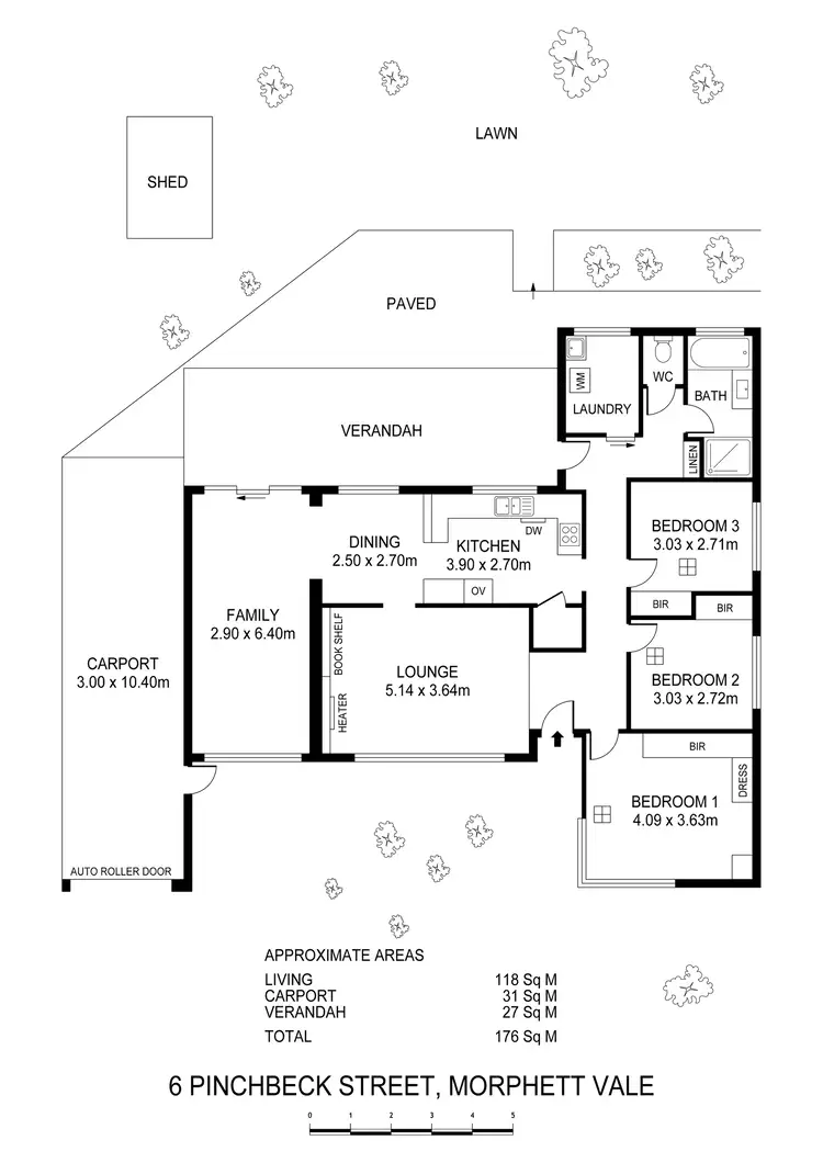Floorplan of Homely house listing, house/6 Pinchbeck St, Morphett Vale SA 5162