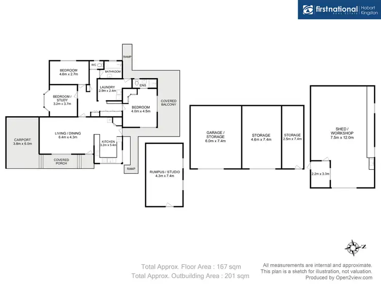 Floorplan of Homely house listing, 22 Whittons Road, Kettering TAS 7155