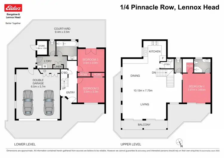 Floorplan of Homely house listing, 1/4 Pinnacle Row, Lennox Head NSW 2478