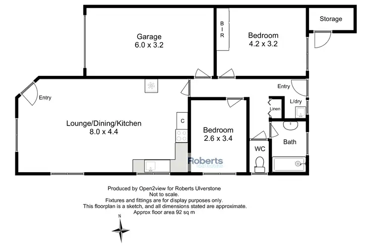 Floorplan of Homely unit listing, 3/3 Riverside Avenue, Ulverstone TAS 7315