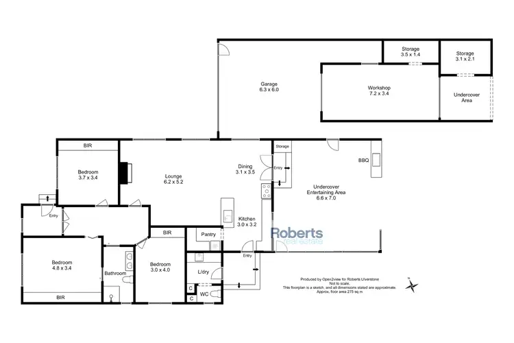 Floorplan of Homely house listing, 5 Lovett Street, Ulverstone TAS 7315