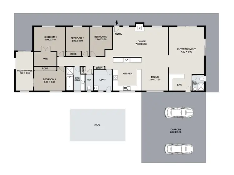 Floorplan of Homely house listing, 17 Milford Court, Eatons Hill QLD 4037