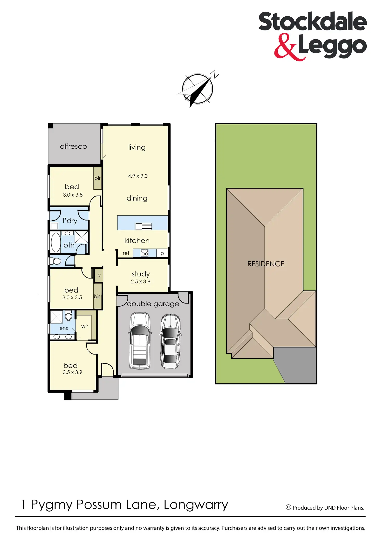 Floorplan of Homely house listing, 1 Pygmy Possum Lane, Longwarry VIC 3816