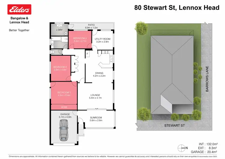 Floorplan of Homely house listing, 80 Stewart Street, Lennox Head NSW 2478